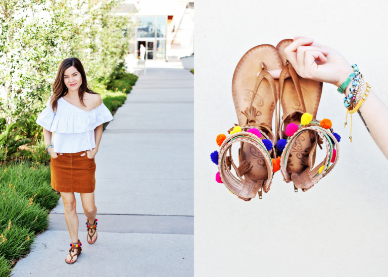 What I Wore &ndash; Win my Pom Pom Sandals