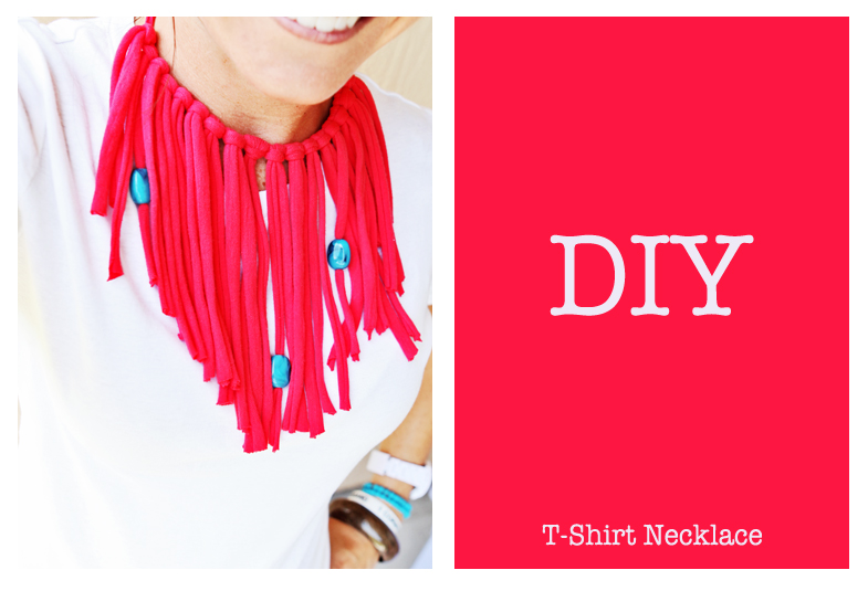 diy &ndash; t shirt necklace