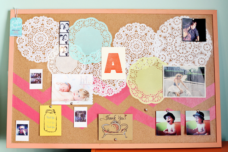 DIY Chevron Inspiration Board