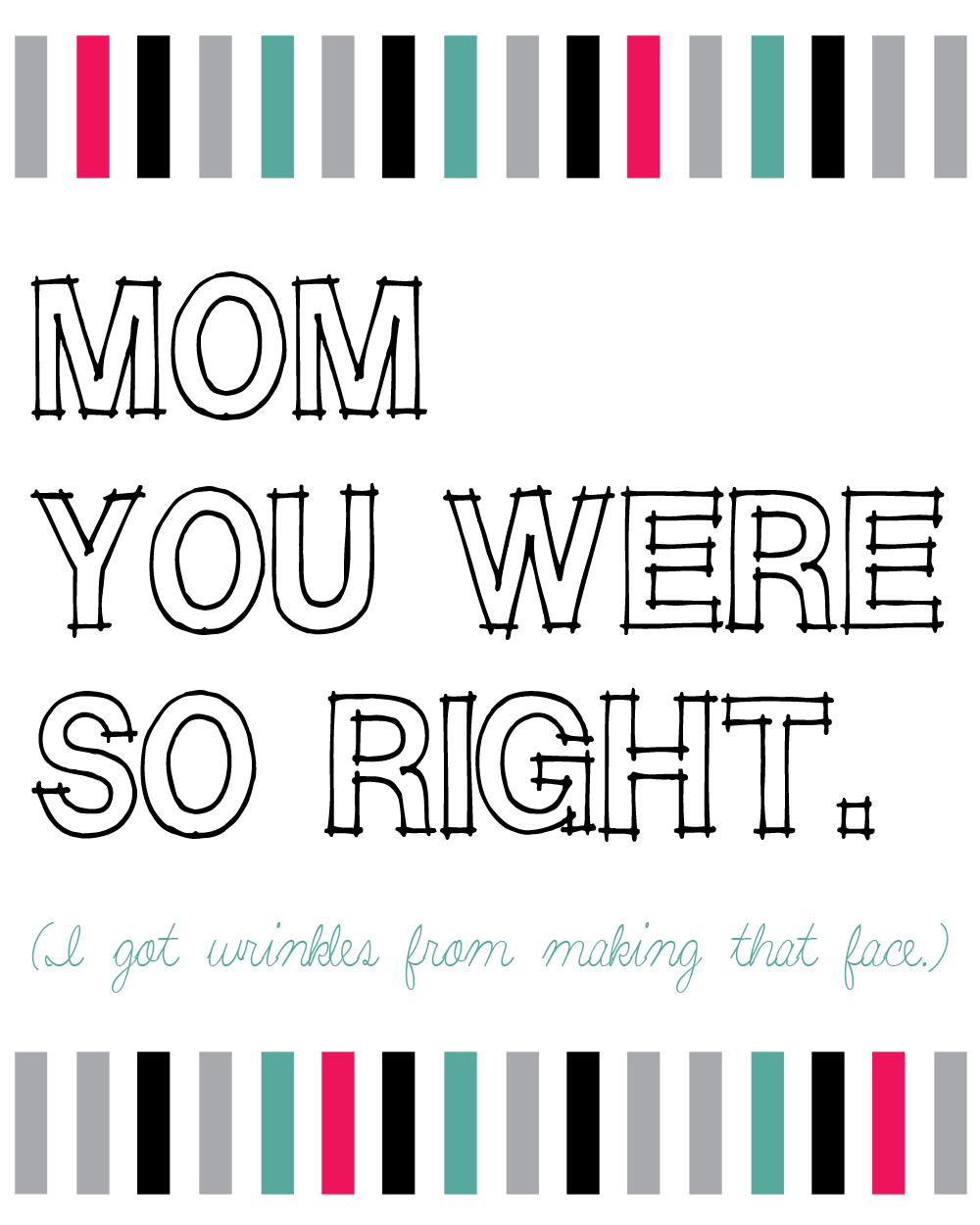 Mother’s Day – Free Printable