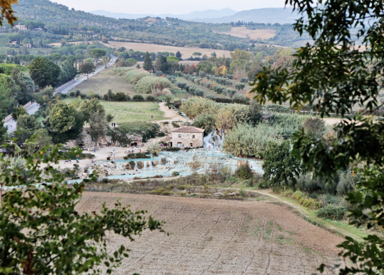 Saturnia Hot Springs in Tuscany
